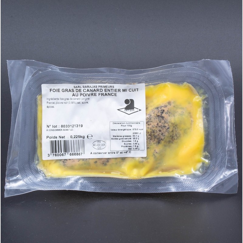 Lobe de foie gras de canard mi-cuit, valeur sûre de la gastronomie